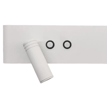 Minimalistyczny kinkiet Resort ML1569 LED 10W+3W 4000K biały