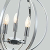 LAMPA wisząca Candi M Orlicki Design metalowa OPRAWA pierścienie rings ZWIS kula ball chrom
