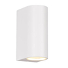 Metalowa lampa ścienna góra-dół ORVIE DL231204260 na elewację IP44 biała