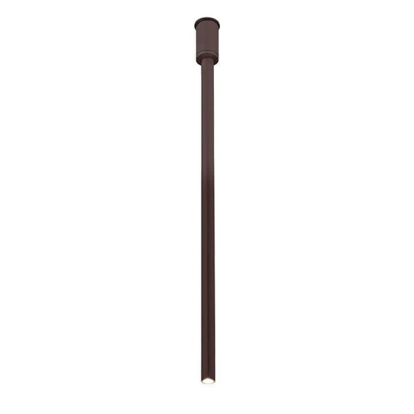 Lampa sufitowa sopel metalowy ALHA 9687 Dohar tuba do jadalni brązowa