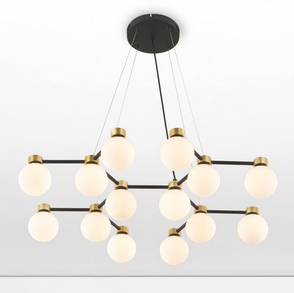 Wisząca lampa molekułowa CAMINOS LE44544 złoty czarny biały