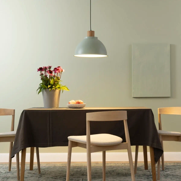 Skandynawska lampa wisząca Erena 99836/63 metalowa jasnozielona