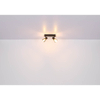 Reflektorowa lampa sufitowa Claude 54307-3 czarna przydymiona