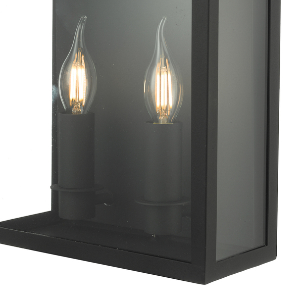 Zewnętrzny kinkiet Vapor VAP5022 Dar Lighting do ogrodu IP44 czarny