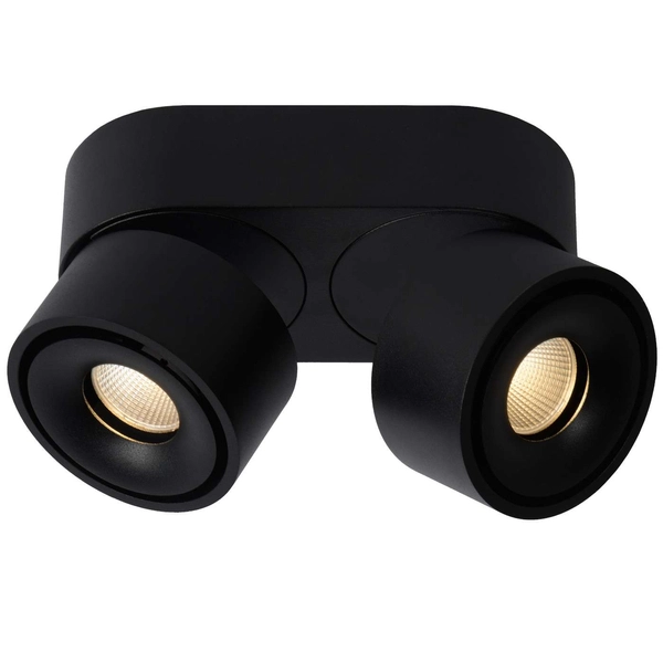 Regulowana LAMPA sufitowa YUMIKO 35911/16/30 Lucide metalowa OPRAWA tuba LED 16W 2700K spot czarny