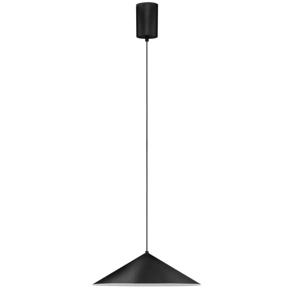 Stożkowa wisząca lampa ZOLBINO LE45422 LED 12W 3000K czarny