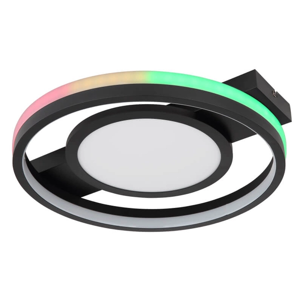 Plafon okrągły Gisell 41393-40 LED 40W 3000-6500K ściemniacz czarny