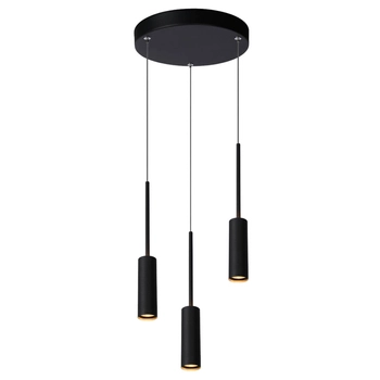 Lampa kaskadowa wisząca TUBULE 24401/21/30 Lucide LED 21W 2700K czarna