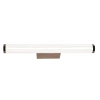 Ryflowana ścienna lampa VENA LP-1010/1W-60 CF LED 12W CCT IP44 brązowy
