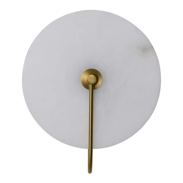 Sypialniany kinkiet naścienny Cyntia WL0115 Yaskr LED 8W 3000K okrąg złoty