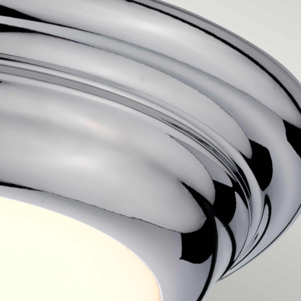 Lampa sufitowa PENN WELLAND-F-S-PC Elstead metalowa okrągła brązowa