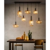 Loftowa lampa zwisowa Maloto 45386/07/62 Lucide molekuły szklane czarne