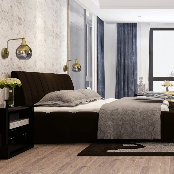 Lampa ścienna Monte MLP8399 kulisty klosz przydymiony złoty