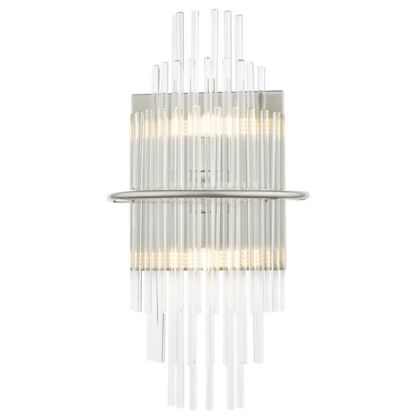 Lampa ścienna salonowa Lukas LUK0950 Dar Lighting glamour chrom