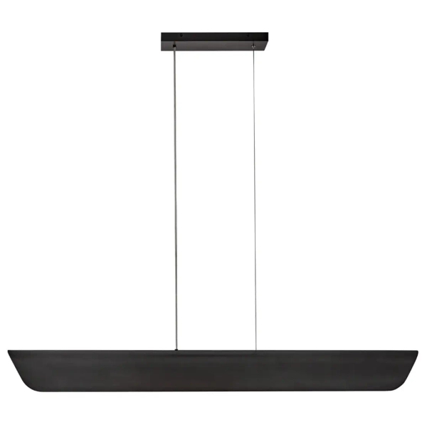 Ledowa wisząca lampa Arco HK-ARCO-LED-LP-117-BX LED 43W 3000K czarny