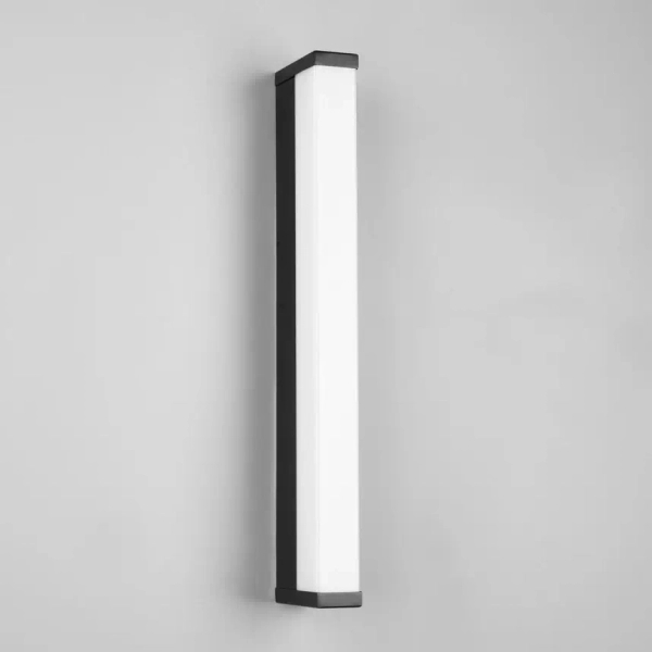 Ścienna lampa FABIO 283814232 czarna LED 6W 3000K podłużna IP44