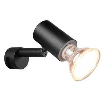 Metalowy kinkiet regulowany LORENZO 283500132 IP44 czarny