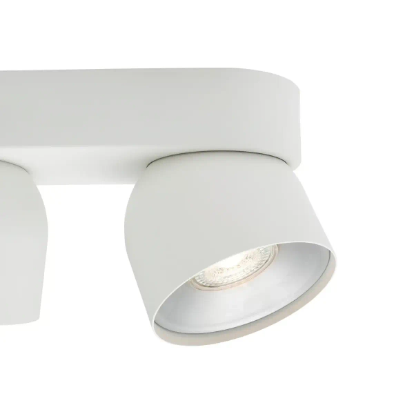 Podwójna lampa sufitowa PITCHER 2310410101 regulowana biała