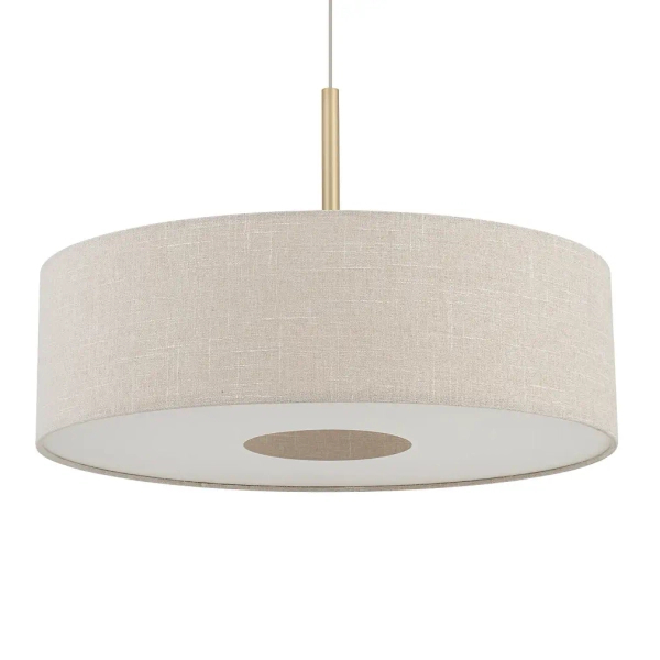 Nowoczesna wisząca lampa SANTANA 11653 do jadalni kremowa