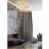Plafon LAMPA sufitowa MERLE 98-66190 Candellux metalowa OPRAWA okrągła LED 24W 3000K art deco pierścień złoty