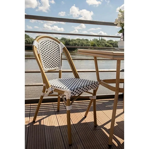Ogrodowe krzesło CAFE KH1501100288 King Home na balkon białe