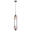 Kulista wisząca lampa Venta K-5121 Kaja kule balls bursztynowe czarne