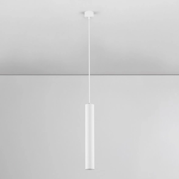 Lampa zwisająca NAZCA LE44348 do kuchni tubka sopel metalowa biała