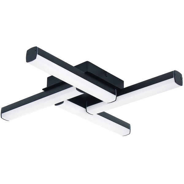 Nowoczesna lampa sufitowa Evan LED 18W 4000K do łazienki czarna