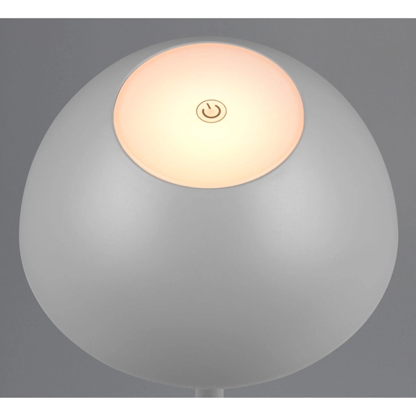 Stołowa lampka na taras Ricardo R54106177 LED 2W 3000K IP54 szara