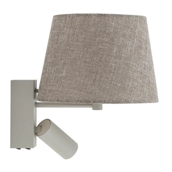 Nocna lampka ścienna TUTOIA 11684 do czytania beżowa