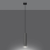 Lampa zwis Lagos SL.1204 Sollux rurka do sypialni pojedyncza chrom
