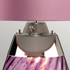 Stolikowa lampa nocna Lena LENA-TL-L-PLUM szklana śliwkowa