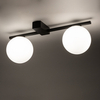 Nasufitowa lampa Pik 10300 loftowa do salonu czarna biała
