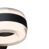 Lampa elewacyjna DONUT czarna 9117 2xLED 12W 3000K IP54 na taras