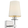 Kinkiet LAMPA ścienna CASOLI LP-2118/1W CHROM Light Prestige abażurowa OPRAWA klasyczna kremowa