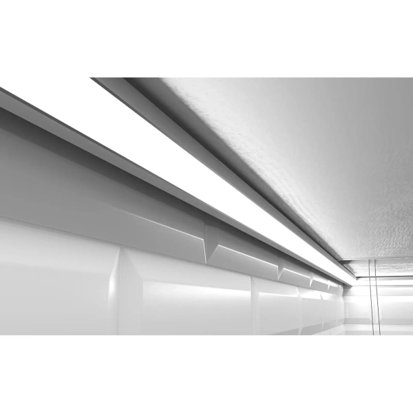 Profil do taśm ledowych P3-1C2 listwa do kuchni czarna