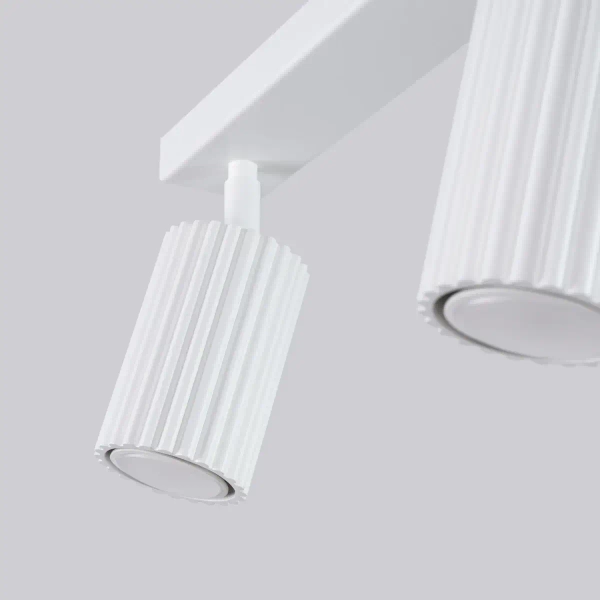 Podwójna lampa sufitowa KARBON SL.1542 regulowana tuba biała