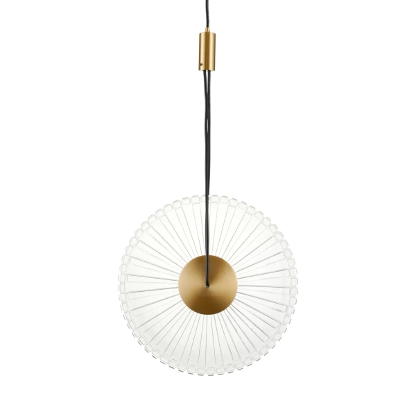 Wisząca lampa złota SUNBLAST LED 5W 3000K talerz nad stół ST-DL5623