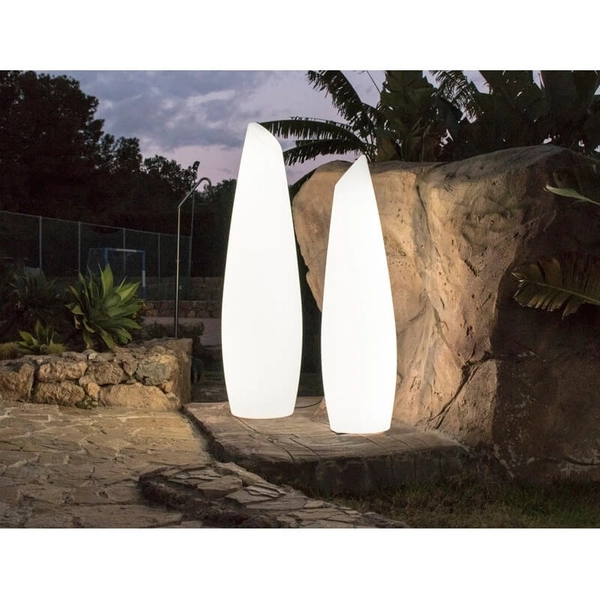 Stojąca lampa na taras Fredo LUMFD170OFNW King Home IP65 dekoracja biała