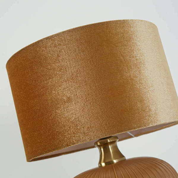 Stołowa lampka z abażurem Tamiza LP-1515/1T small gold Light Prestige złota