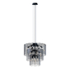 Metalowa lampa wisząca Nira MD3523-14L-EBCN Zumaline przydymiony czarny
