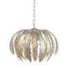 Designerska lampa wisząca do jadalni srebrna Delphine OUTLET