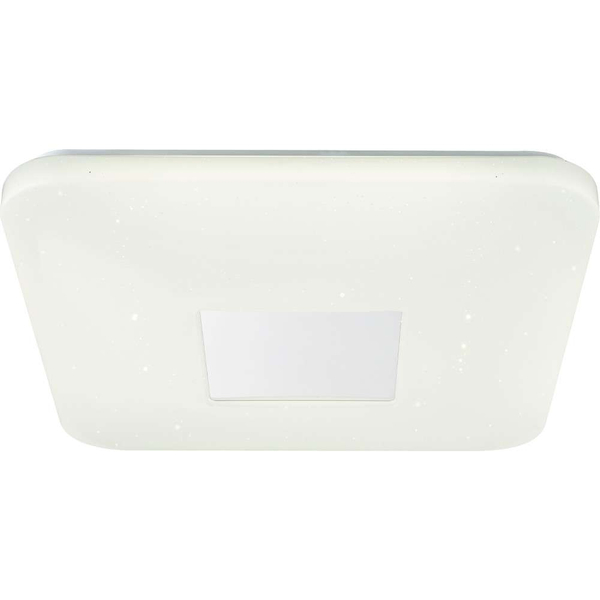 LAMPA sufitowa TURKANA 41337-24 Globo kwadratowa OPRAWA natynkowa LED RGB 24W plafon biały