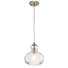 Lampa wisząca nad wyspę Riviera KL-RIVIERA-P-A retro szklana nikiel