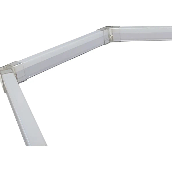 Geometryczny plafon Geometric New LP-0209/1C 4K LED 4000K IP44 biały