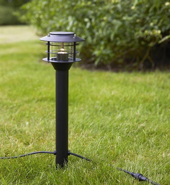 Industrialny słupek ogrodowy Garden zewnętrzny LED 3W czarny