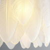 Wisząca lampa do salonu PIUMA ST-6289-8 Step listki mosiądz biały