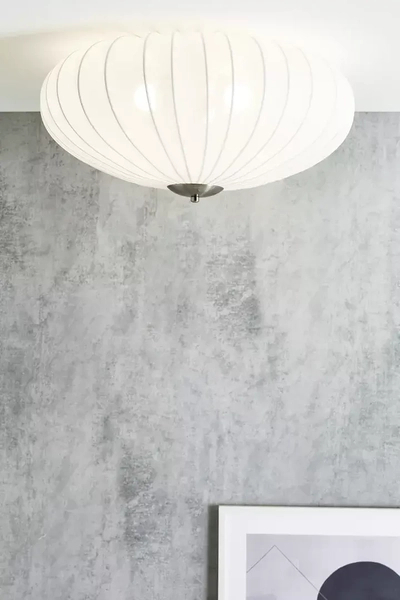 Okrągła lampa sufitowa Mist nowoczesna do kuchni biała