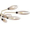 Modernistyczna LAMPA wisząca VENTURA MOD012CL-12G Maytoni metalowa OPRAWA zwis złoty