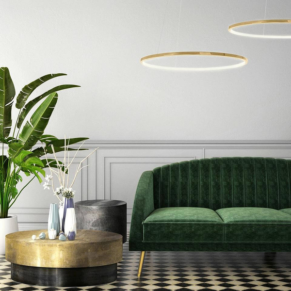 Lampa pierścieniowa wisząca Ring Slim MSE1501100157 Moosee LED 28W 3000K złota